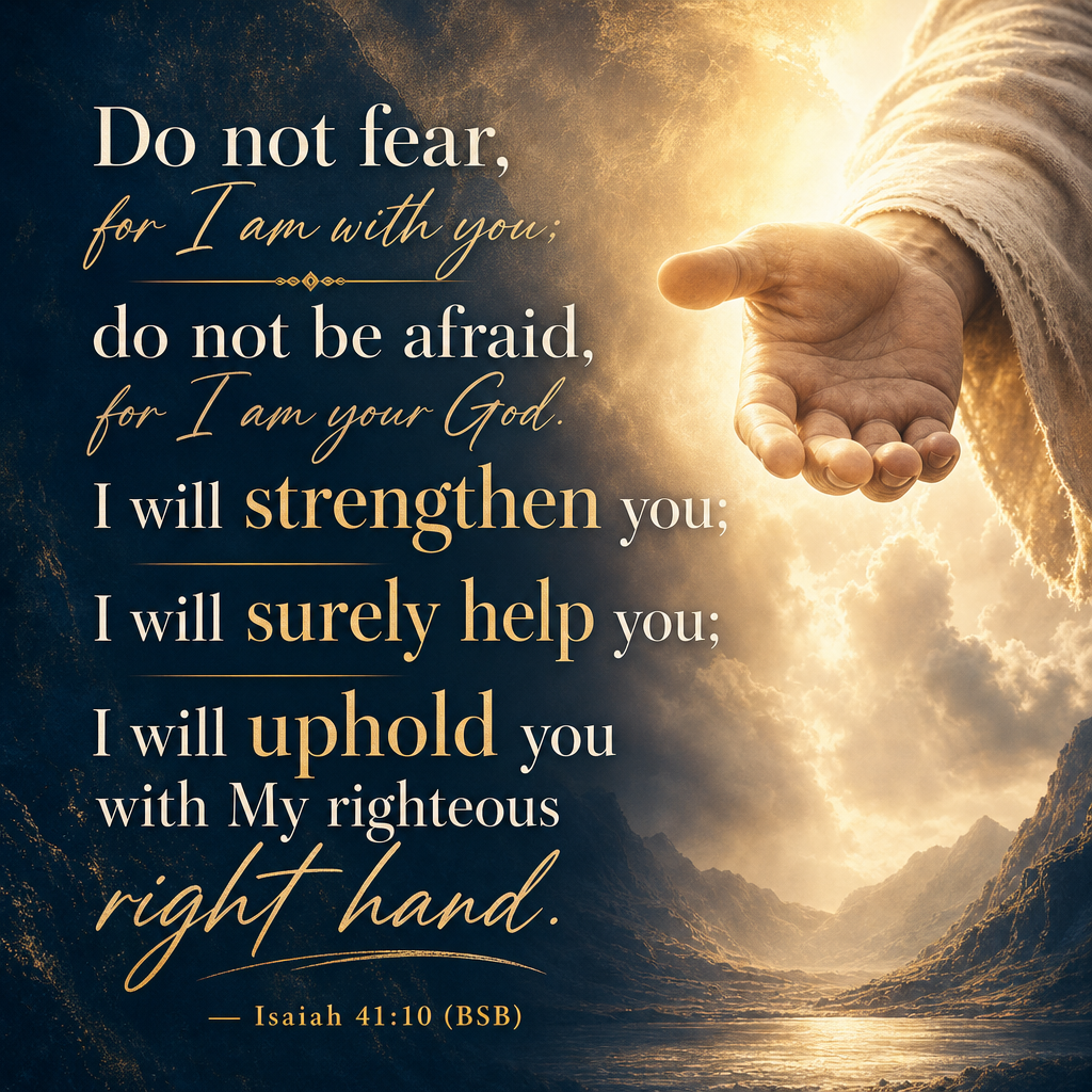Isaiah 41:10 verse image
