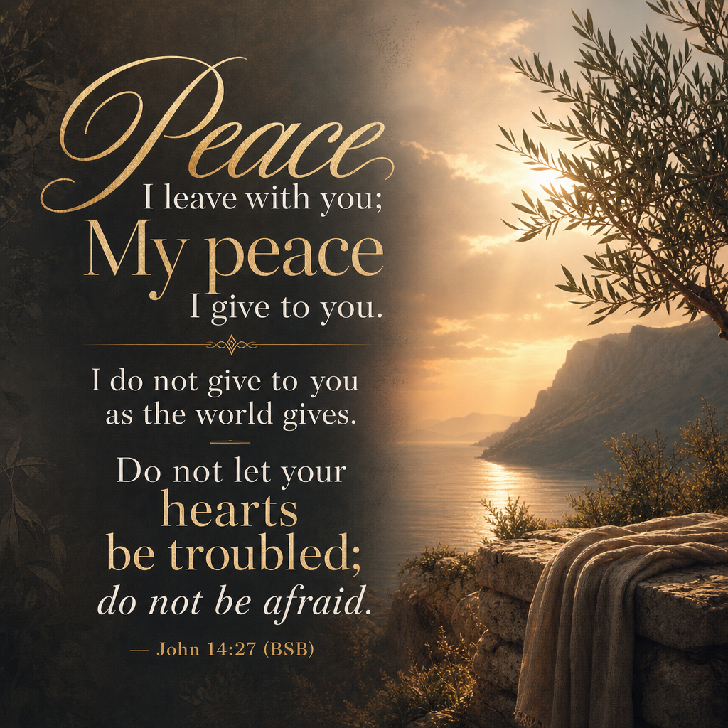 John 14:27 verse image